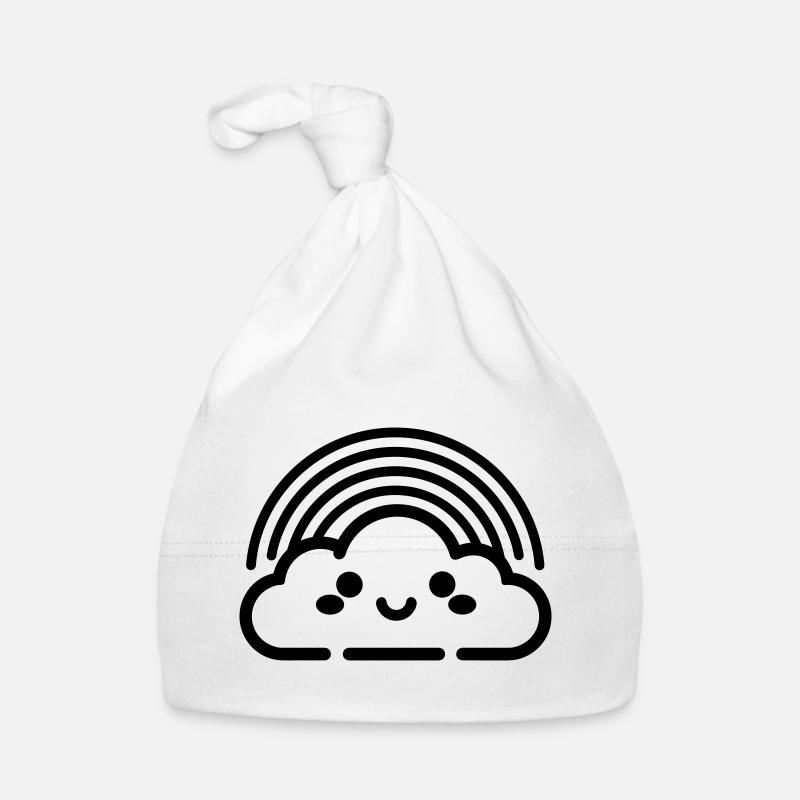 Regenbogen Baby Bio-Mütze