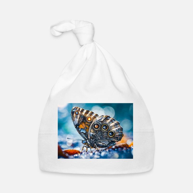 Papillon Robotique Bonnet bio Bébé