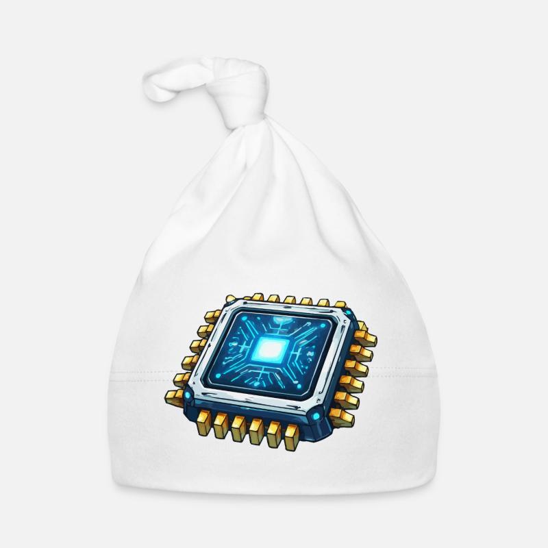 Luminous Microchip Digital Core Organic Baby Cap