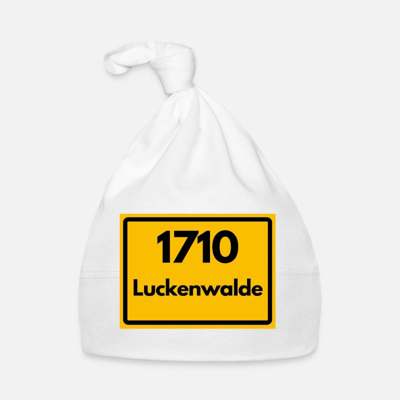 ALTE POSTLEITZAHL PLZ RETRO 1710 LUCKENWALDE  Baby Bio-Mütze
