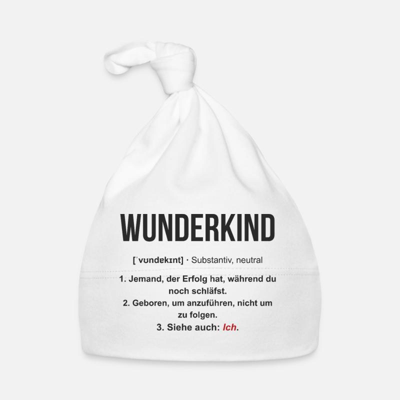 Wunderkind – Erfolg, während du schläfst Baby Bio-Mütze