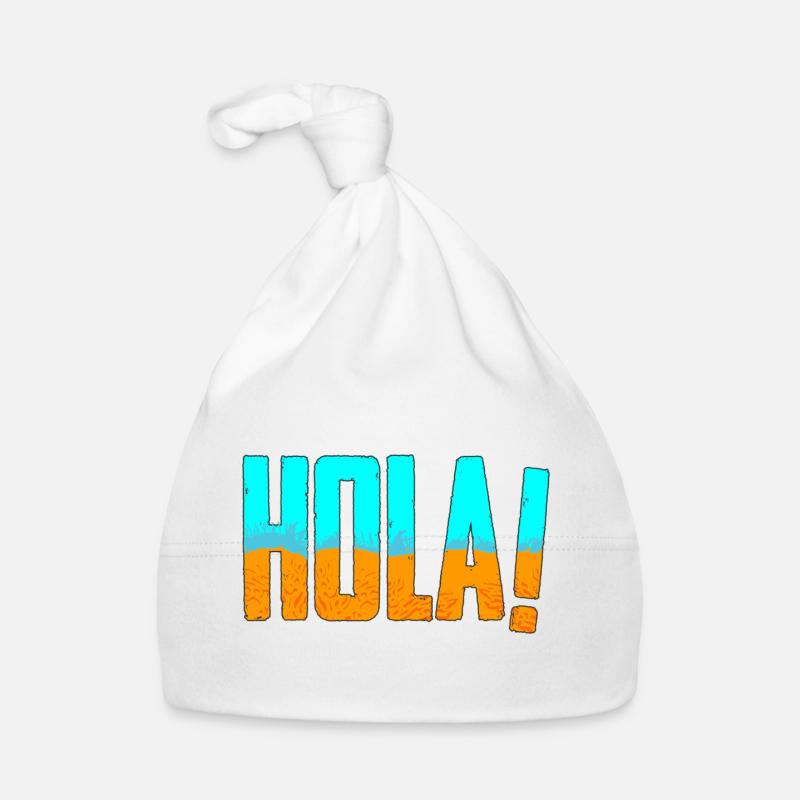 HOLA! Mallorca - Sand und Meer Baby Bio-Mütze