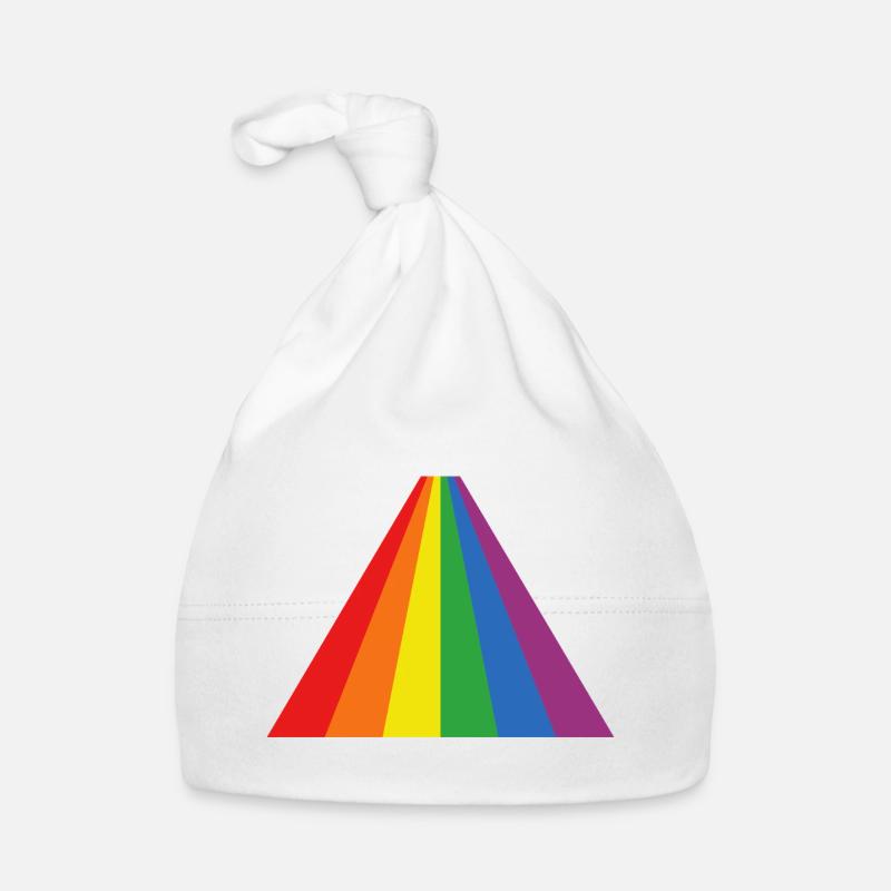 Rainbow Triangle Bold Organic Baby Cap