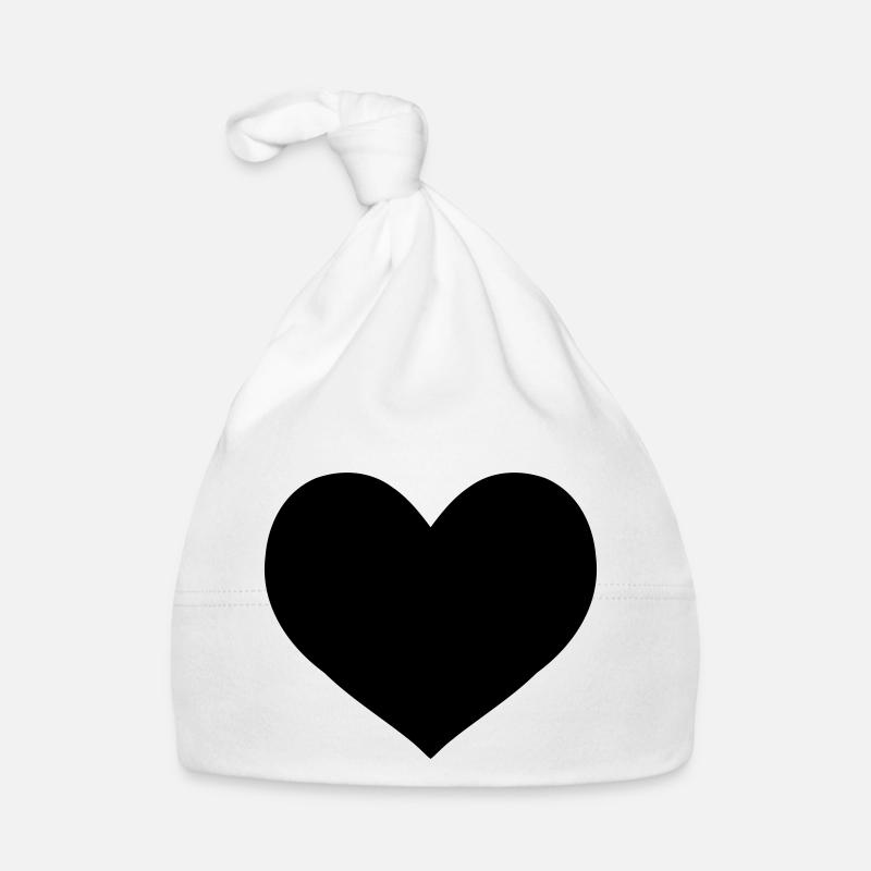 heart Organic Baby Cap
