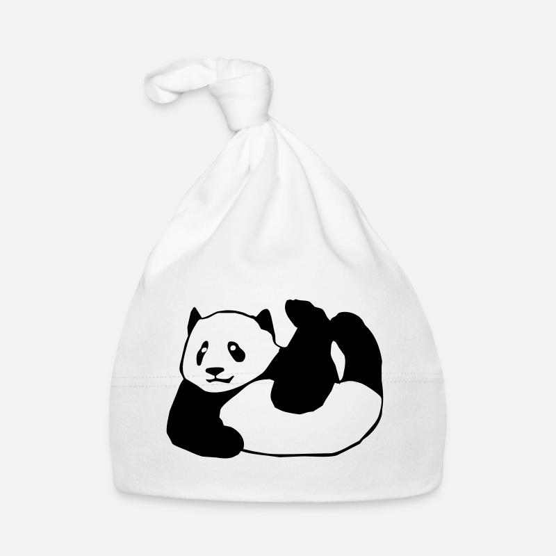 Panda, bear, animal Organic Baby Cap