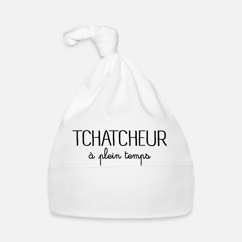Tchatcheur à Plein Temps Bonnet bio Bébé