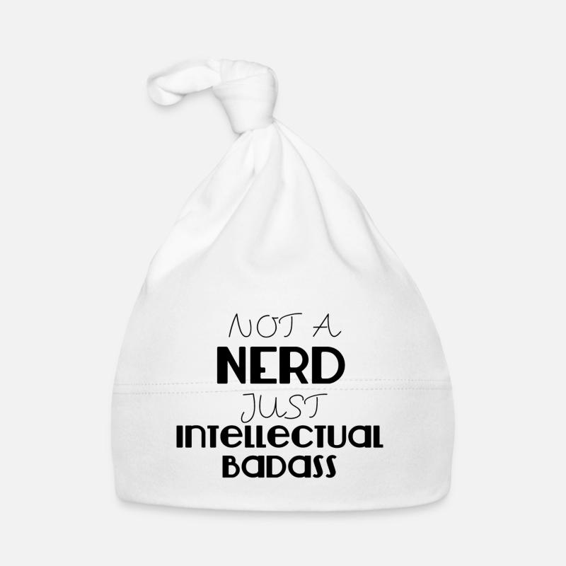 Nerd / Nerds: Pas un Nerd Badass simplement intellectuelle Bonnet bio Bébé