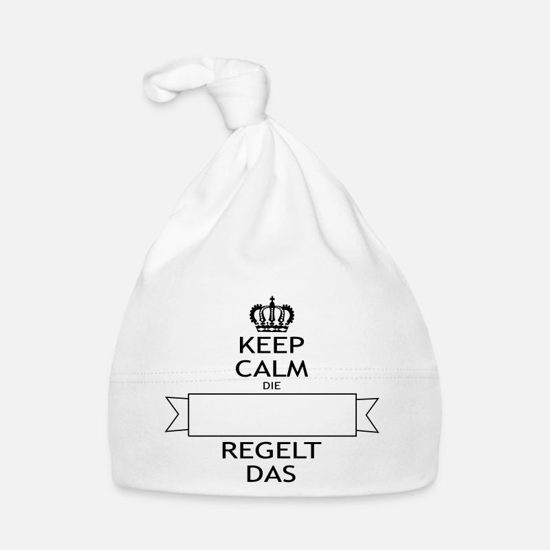 KEEP CALM die ... regelt Baby Bio-Mütze