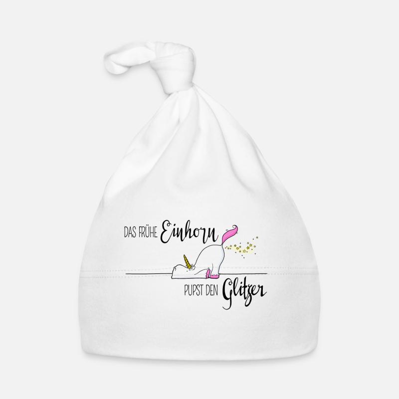 Das frühe Einhorn Baby Bio-Mütze