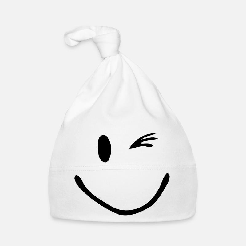 Zwinker Smiley Baby Bio-Mütze