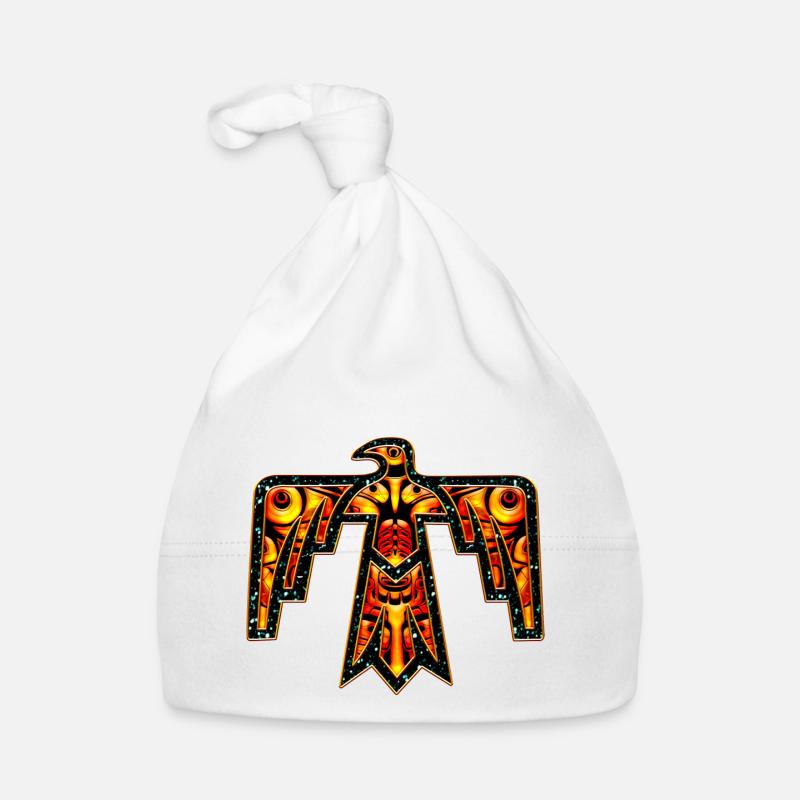 Thunderbird - native symbol power & strength Organic Baby Cap