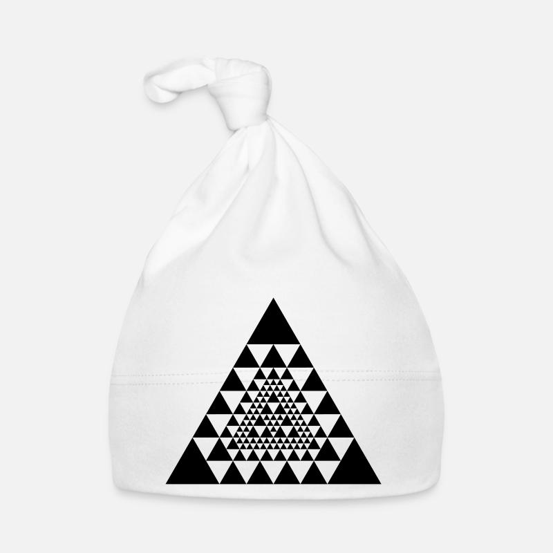 aztec inca mayan triangle design Organic Baby Cap