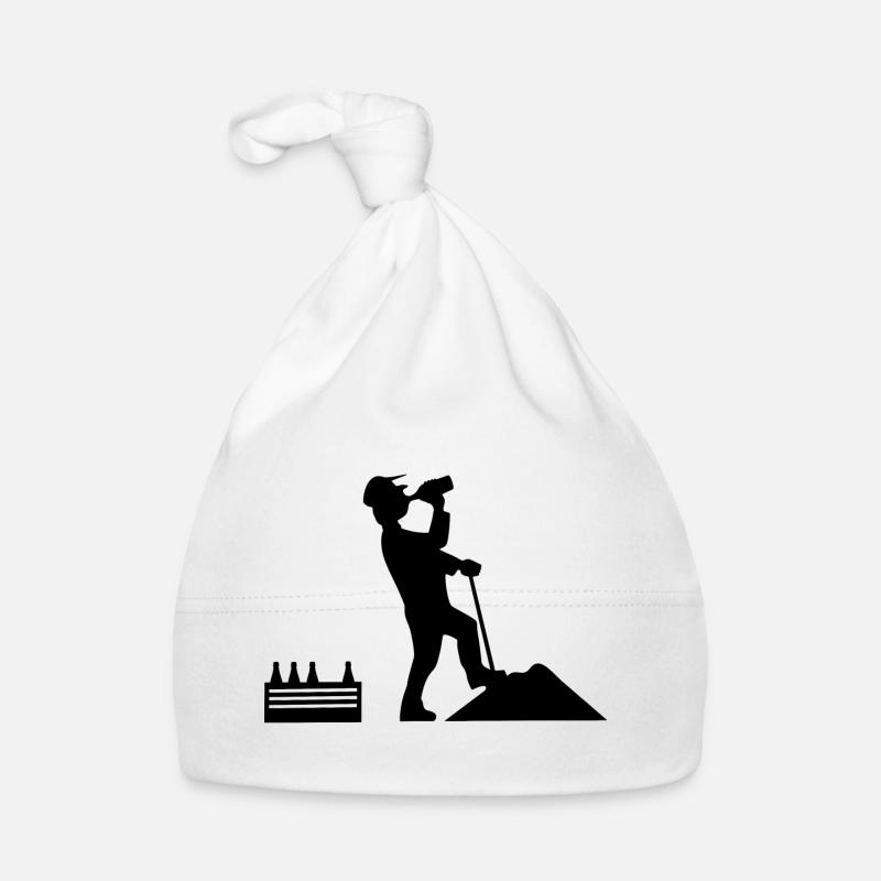 Bauarbeiter Baby Bio-Mütze