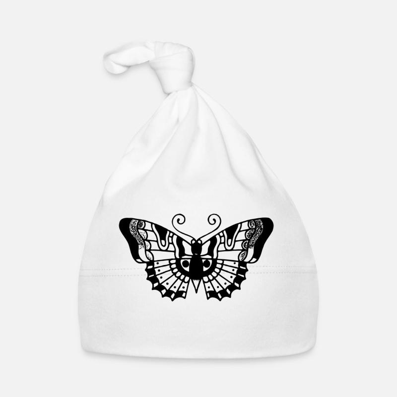 Papillon - Papillon de tatouage Bonnet bio Bébé