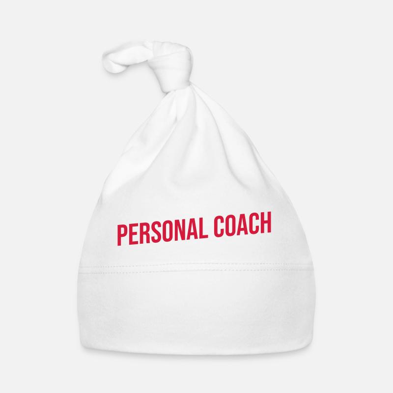 personal coach red Baby Bio-Mütze