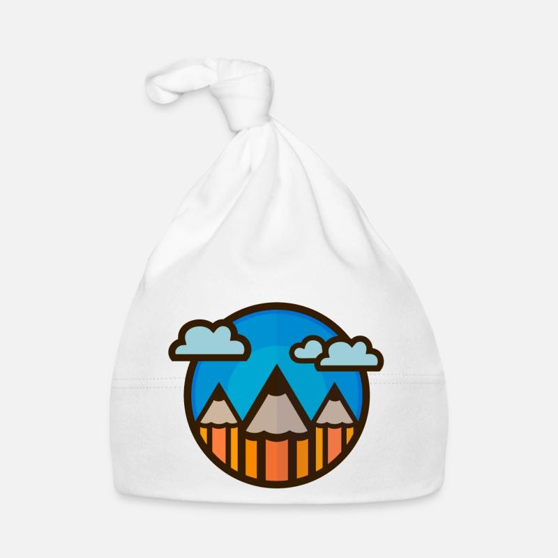 Pens (landscape) 01 Organic Baby Cap
