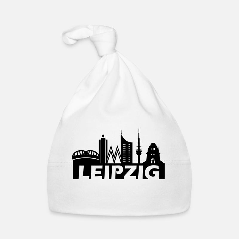 Skyline de Leipzig Bonnet bio Bébé