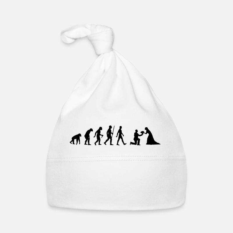 Evolution mariée et le marié mariée proposition de mariage Bonnet bio Bébé