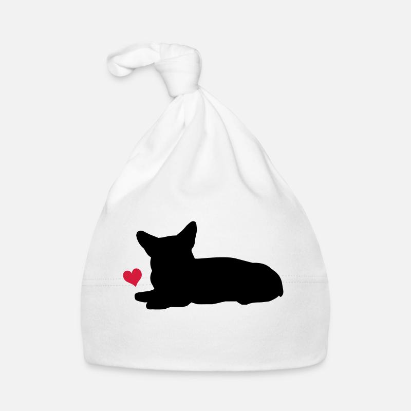 Corgi - Bonnet bio Bébé - blanc