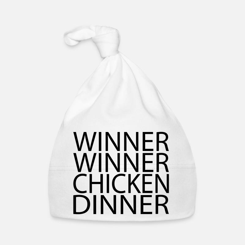 Winner Winner Chicken Dinner - Bonnet bio Bébé - blanc