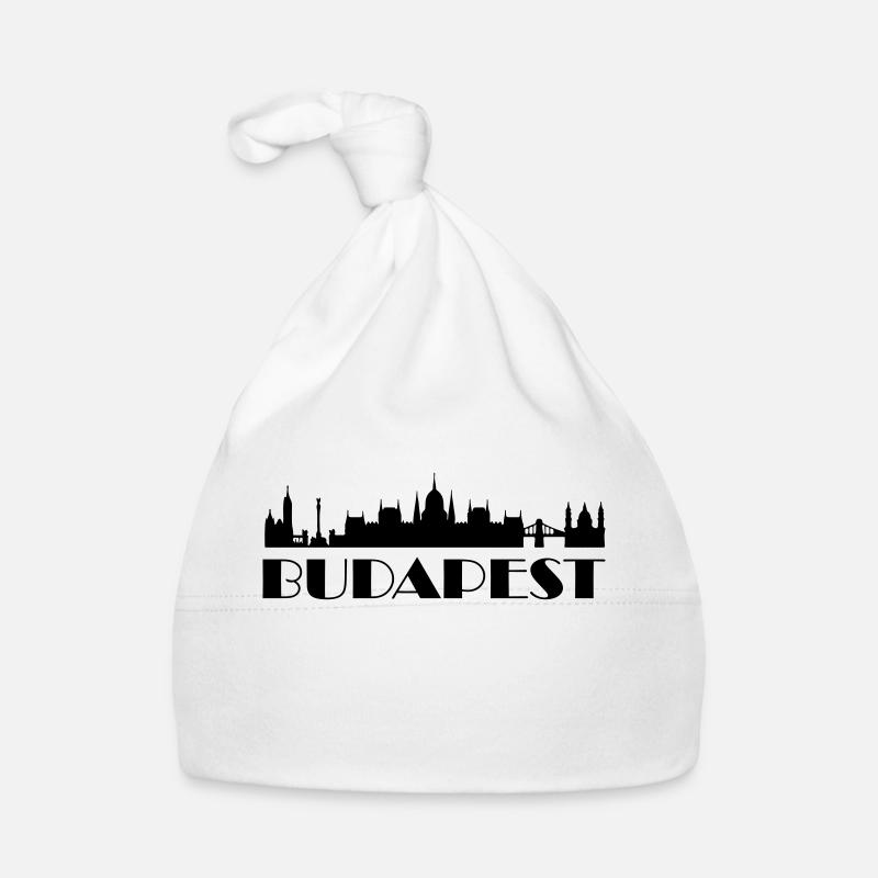 Budapest - Baby Bio-Mütze - Weiß