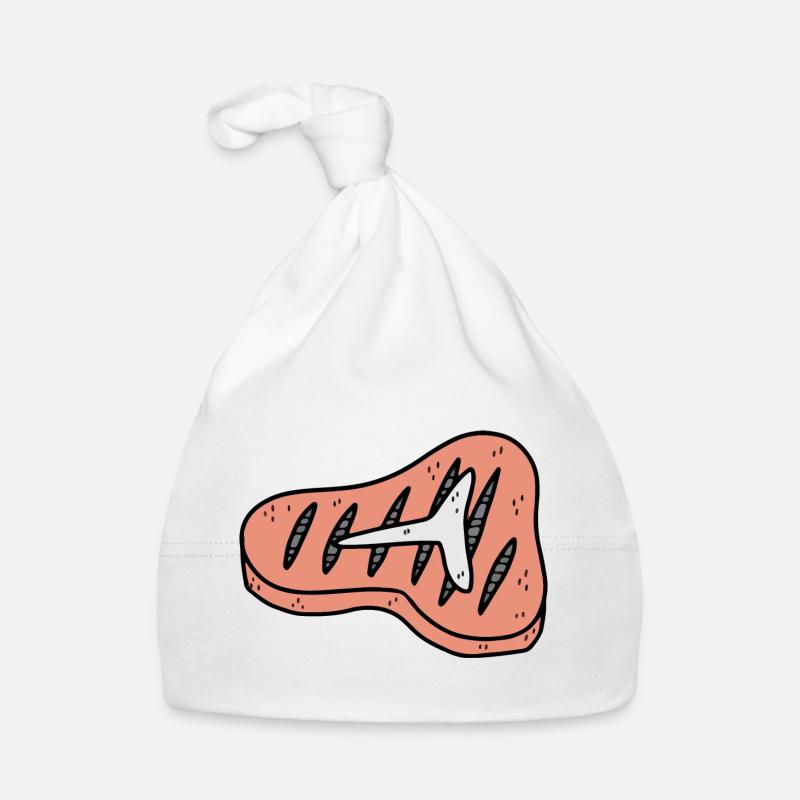 T-bone steak Organic Baby Cap
