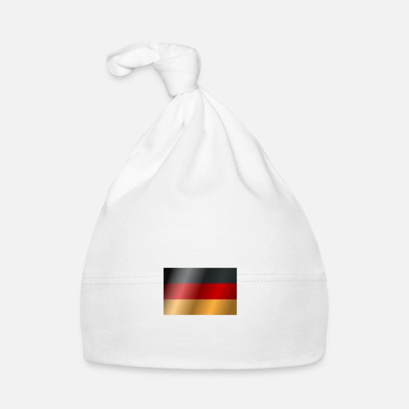  German Flag  Organic Baby Cap