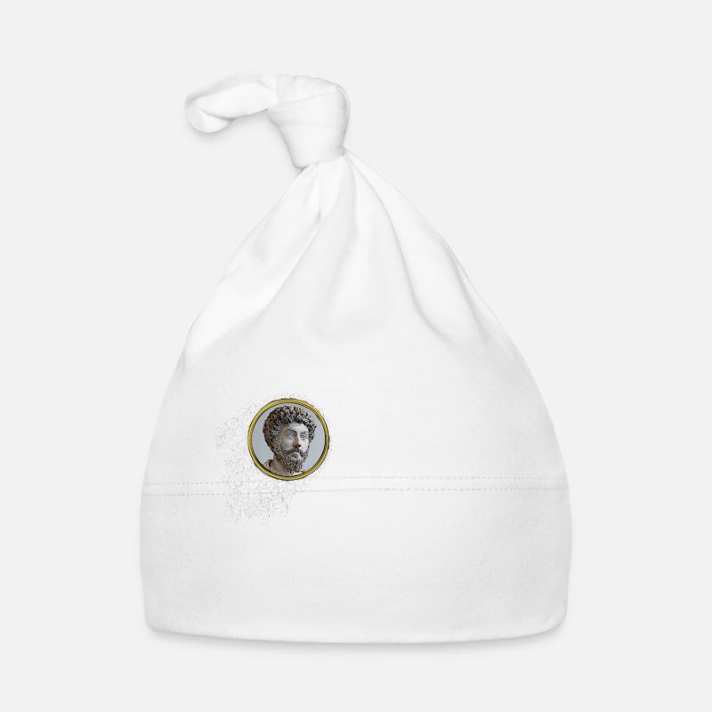 Marcus Aurelius - We own the present moment Organic Baby Cap