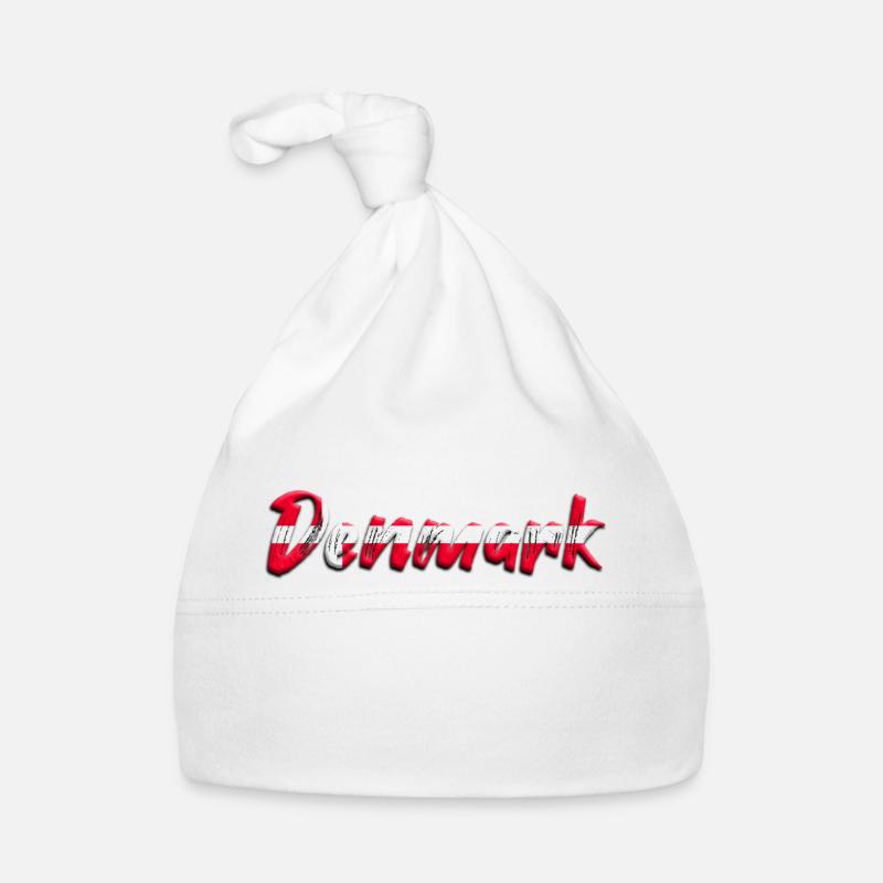 Danemark résidence secondaire Danemark vacances disant drapeau Bonnet bio Bébé