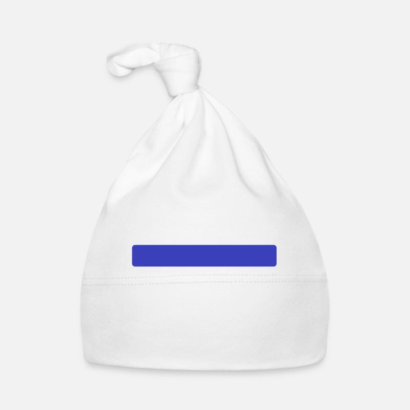 Blue stripe Organic Baby Cap