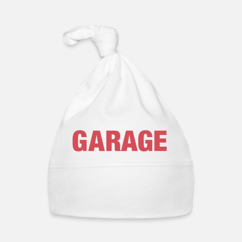 GARAGE - Baby Bio-Mütze - Weiß