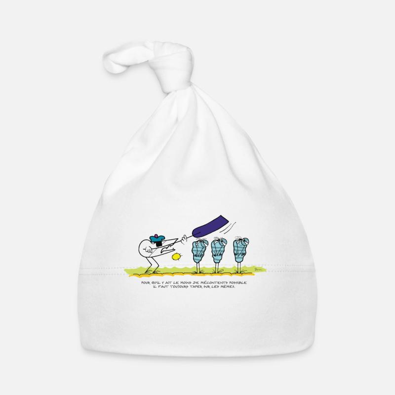 Devise du Marin Shadoks Bonnet bio Bébé