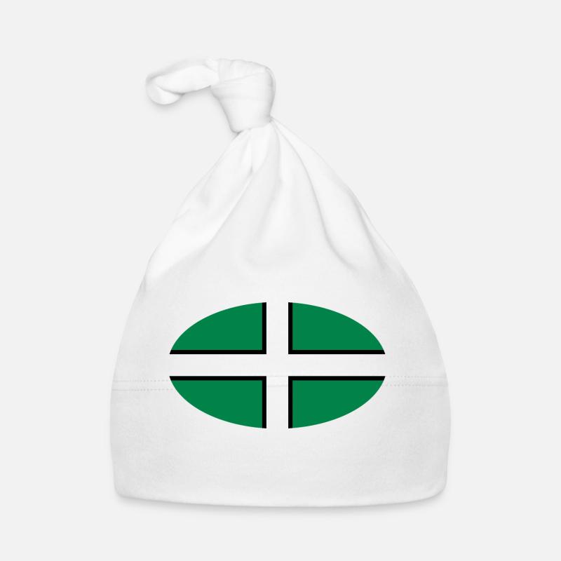 Devon Flag Organic Baby Cap