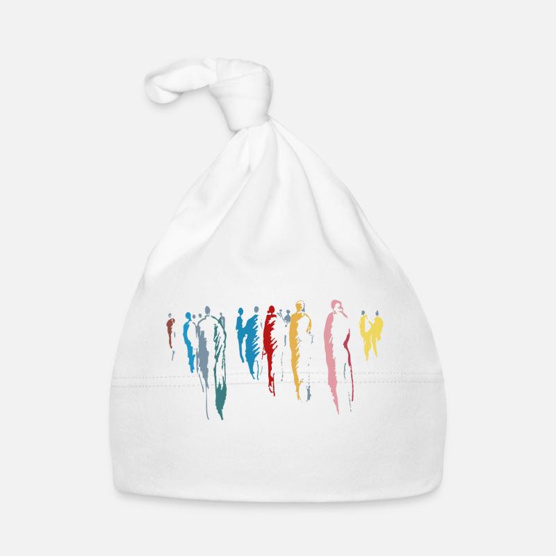 Les gens modernes, la mode - Bonnet bio Bébé - blanc