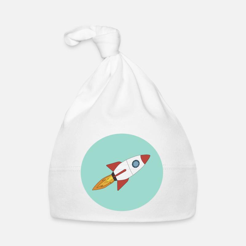 Fusée spatiale Bonnet bio Bébé