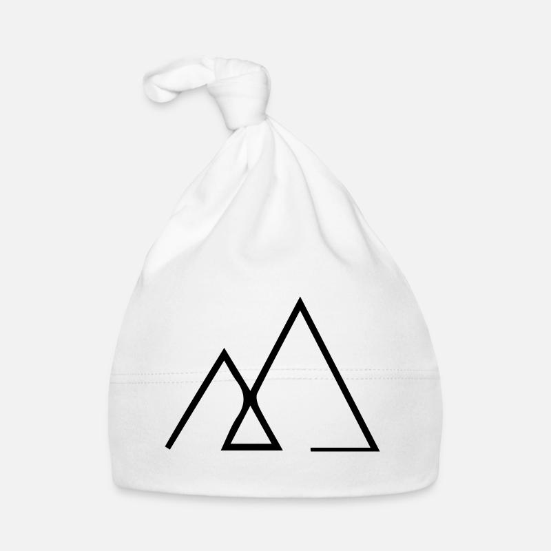 Symbol Logo Berg Baby Bio-Mütze