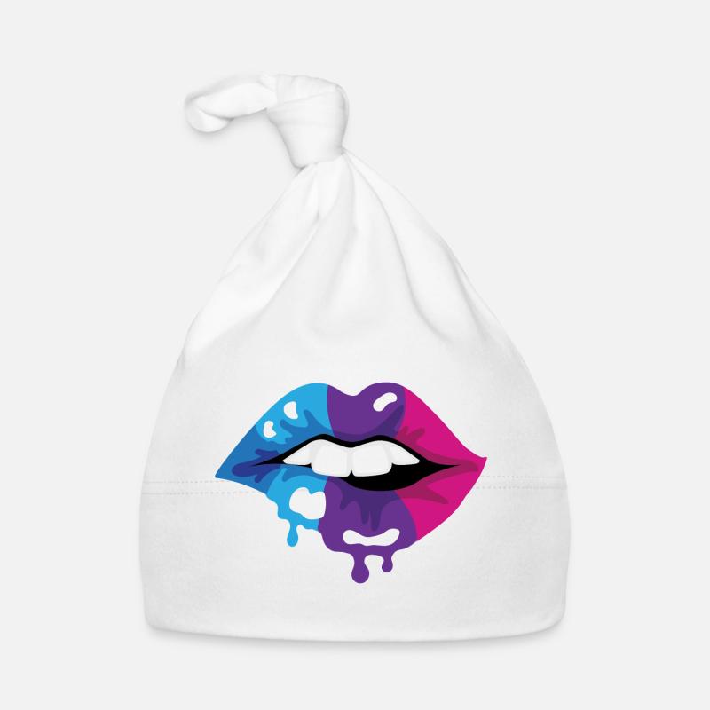 Lèvres colorées Bonnet bio Bébé