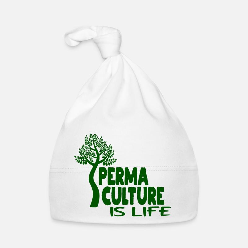 La permaculture, c’est la vie Bonnet bio Bébé