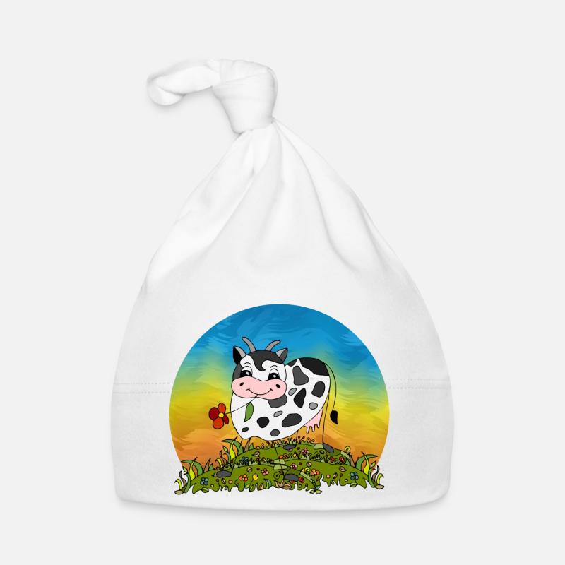 Kuh Baby Bio-Mütze