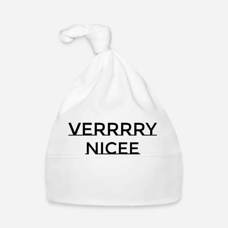 VERRRRY NICEE Baby Bio-Mütze