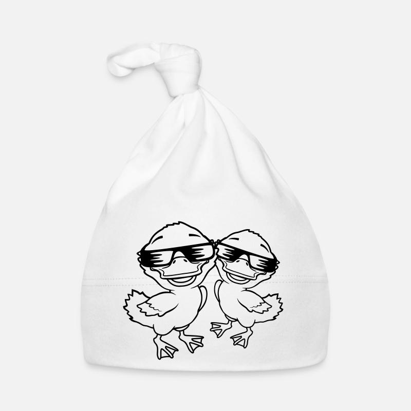 Team 2 cool ducklings Organic Baby Cap