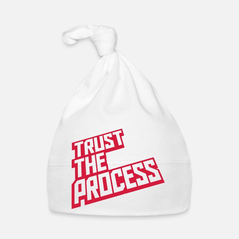 trust the process Quote Organic Baby Cap