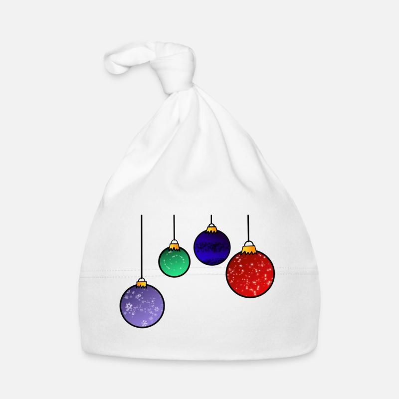 Christbaumkugeln - Weihnachtsdeko Baby Bio-Mütze