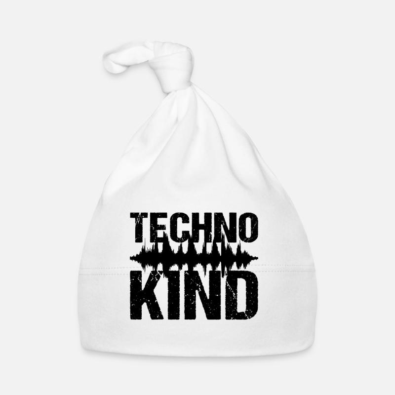 Techno Enfant Techno Musique Bonnet bio Bébé