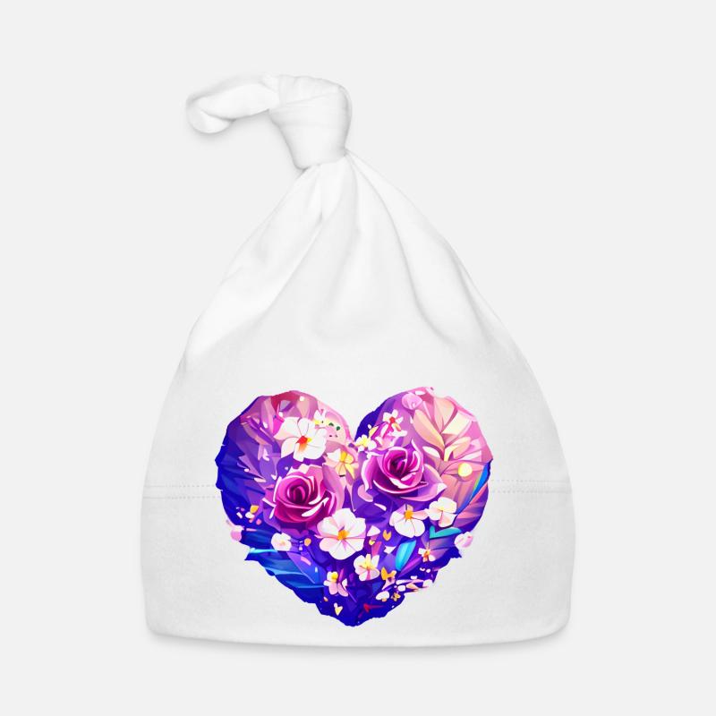Muttertag Liebe Valentinstag Verlobung Hochzeit Baby Bio-Mütze