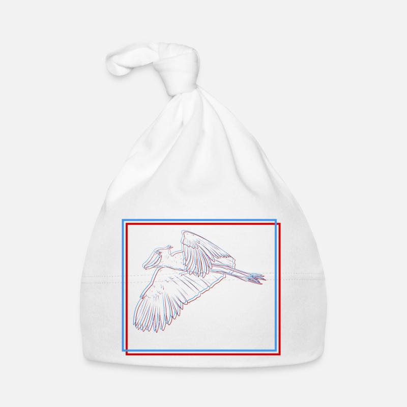 Schuhschnabel Vogel Ornithologe Wald I Geschenk Baby Bio-Mütze