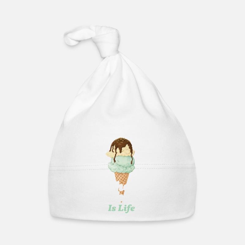 Minz Schoko Chip Eis Ist Leben Baby Bio-Mütze