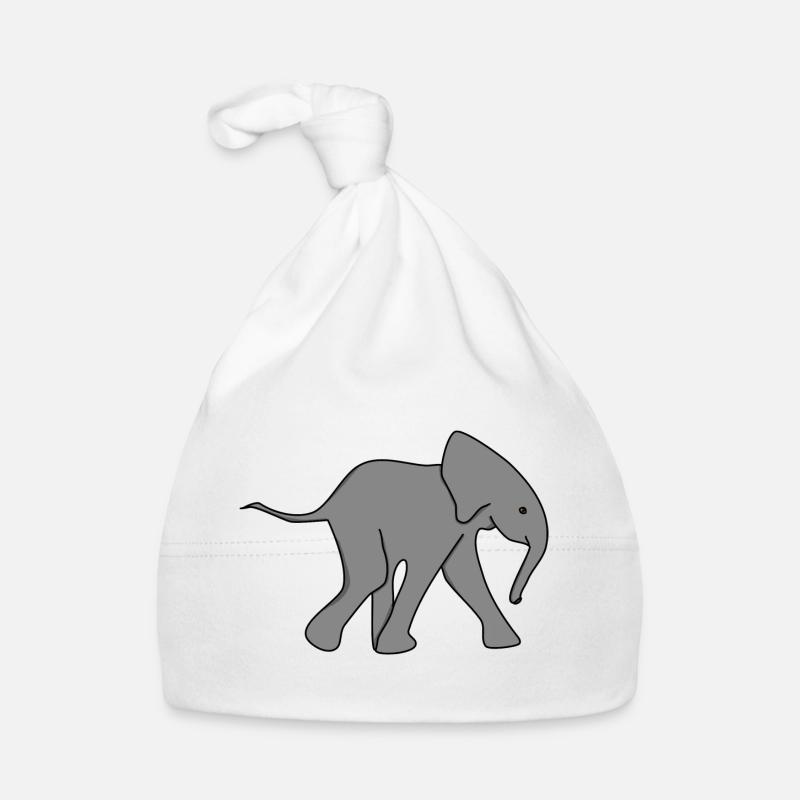 Éléphant Bébé Bébé Éléphant Bébé Jeunes Enfants Bonnet bio Bébé