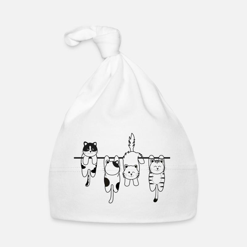 Wäsche Katze Baby Bio-Mütze