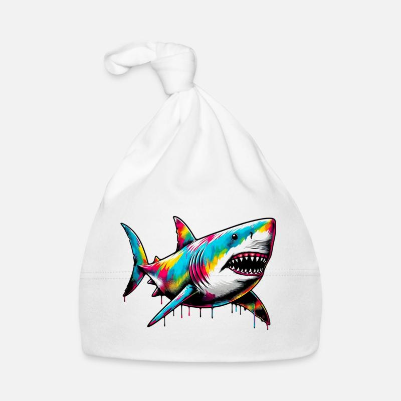 Shark Organic Baby Cap